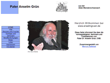 Tablet Screenshot of anselmgruen.de